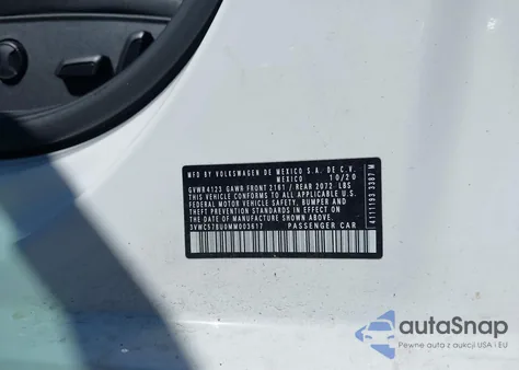 2021 Volkswagen Jetta 1.4T R-Line/1.4T S/1.4T Se из США, поврежденный, VIN 3VWC57BU0MM003617